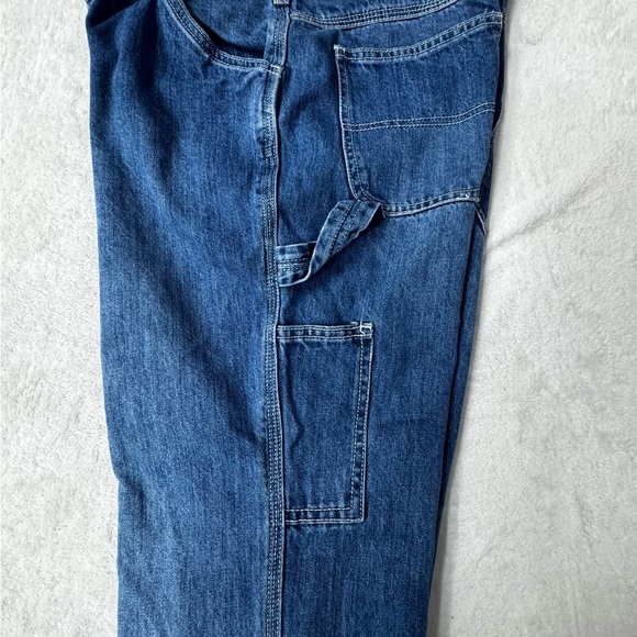 Dickies women’s Classic denim Blue Jeans carpenter pants 5/27 - Picture 5 of 12